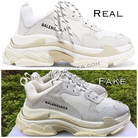 balenciaga shoes triple s original vs fake|balenciaga triple s shoes scam.